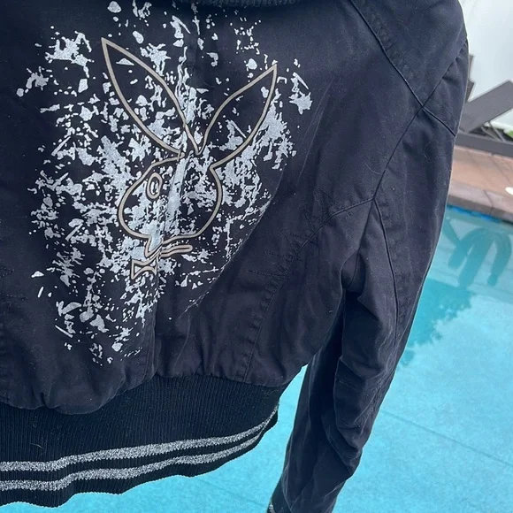 Vintage💥PLAYBOY Bomber Jacket - Picture 13 of 16